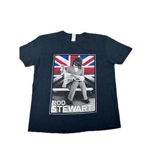 Rod Stewart 100% cotton Gildan Band t-shirt 2015 AUS & NZ Tour Womens Sz XL